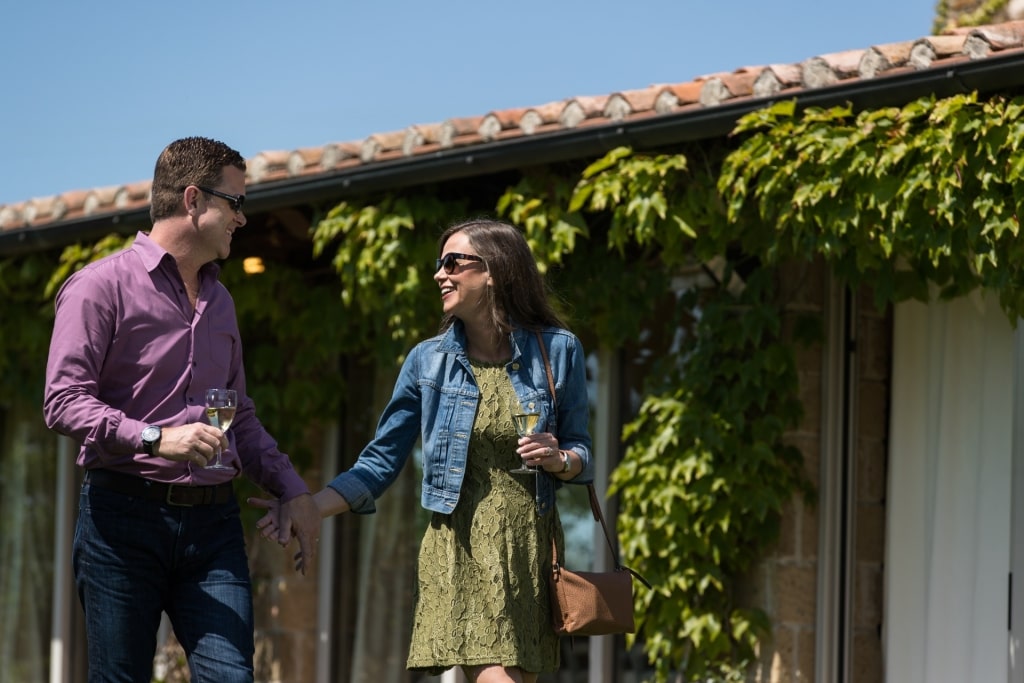 Couple exploring Rome