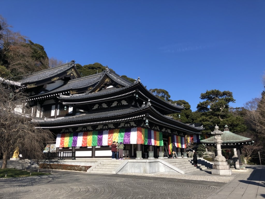 Exterior of Hase-dera Temple, Kamakura