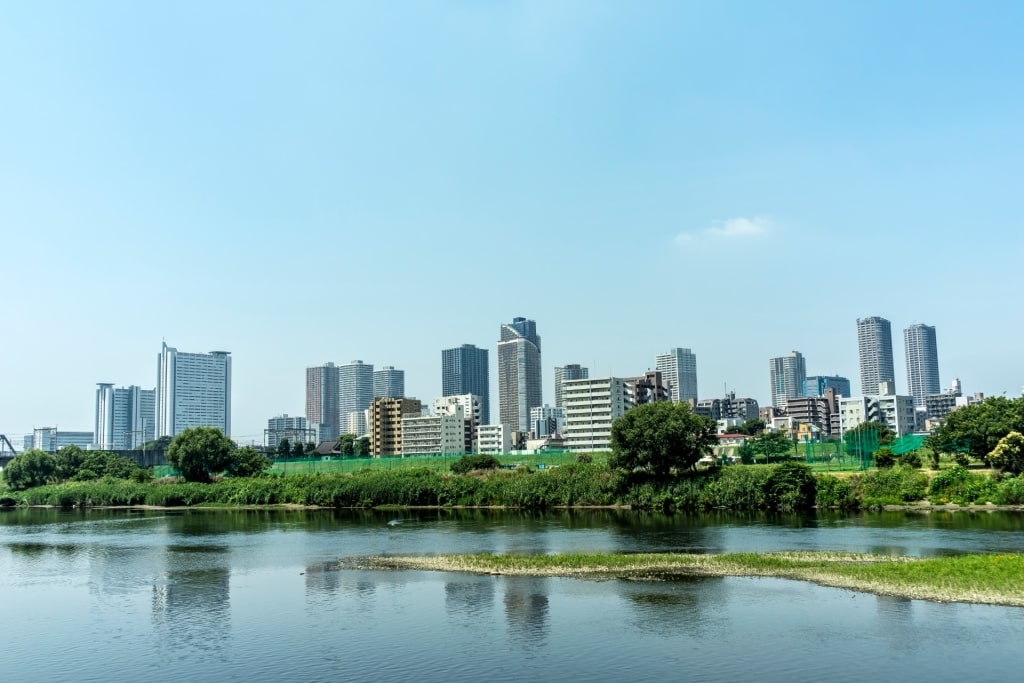 Cityscape of Kawasaki