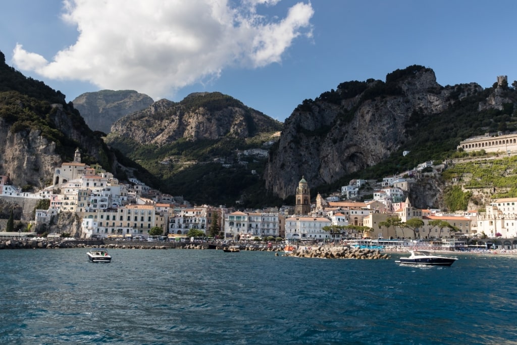 Beautiful landscape of Amalfi, Italy