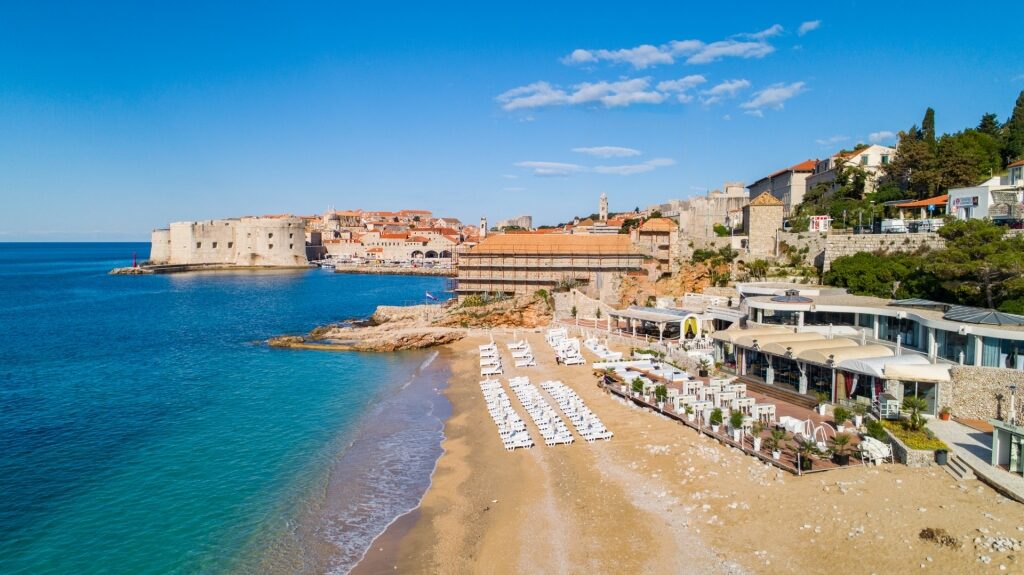 Beautiful shoreline of Dubrovnik, Croatia