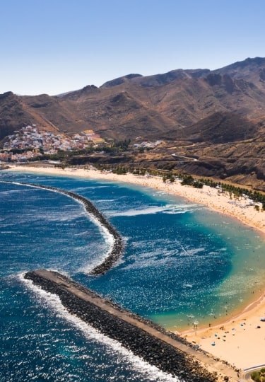 Best time to visit canary islands - Las Teresitas Beach, Tenerife