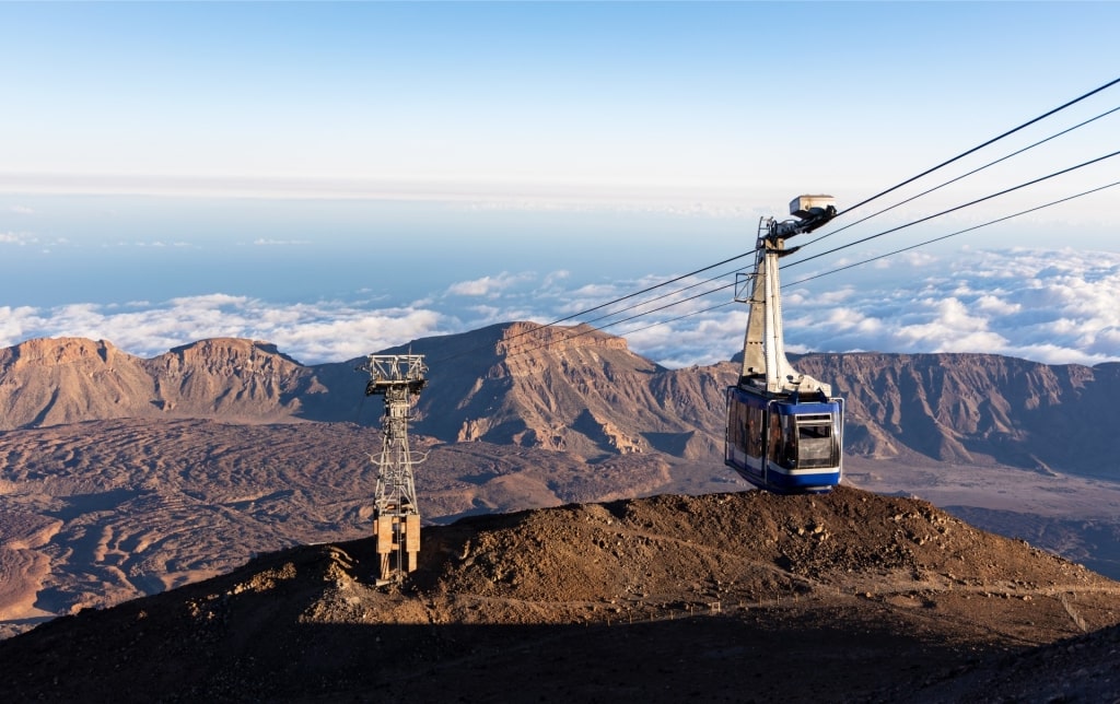 Best time to visit canary islands - Teide cable car