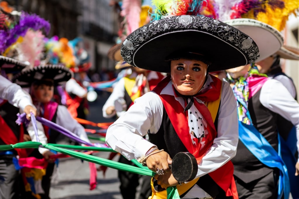 Carnival celebration in Mexico