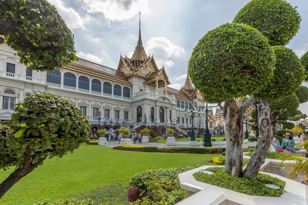 View of the Grand Palace in Bangkok, Thailand