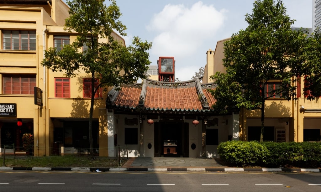 Street view of Fuk Tak Chi Temple