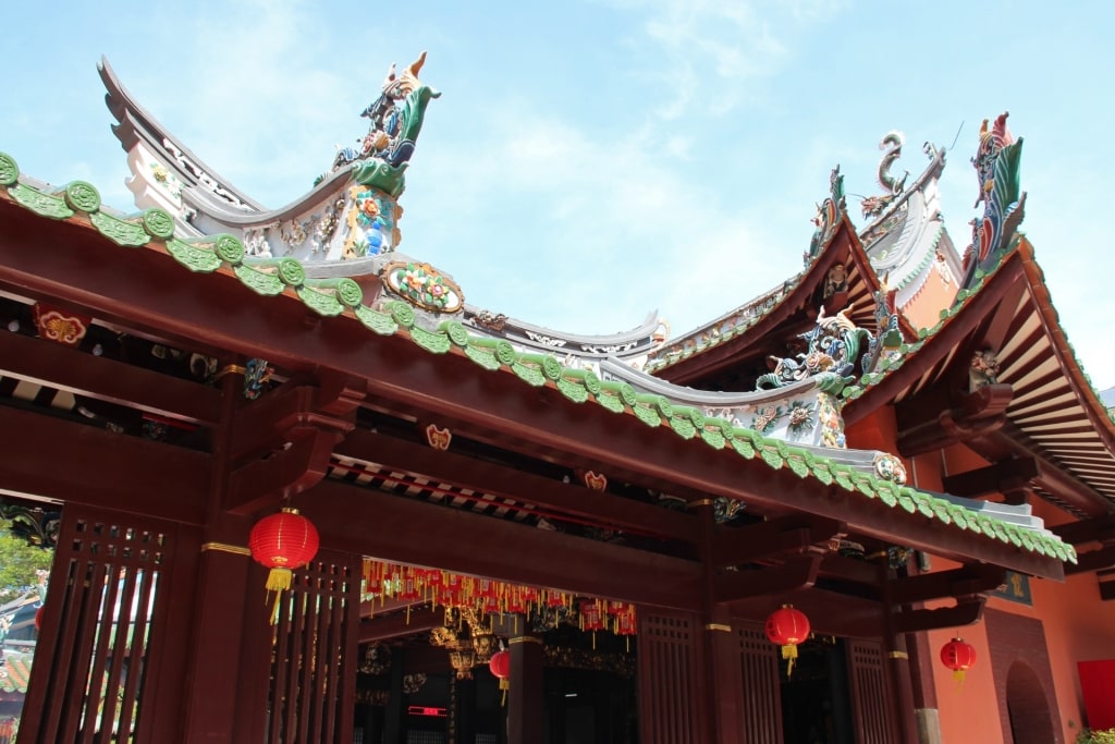 Exterior of Thian Hock Keng Temple