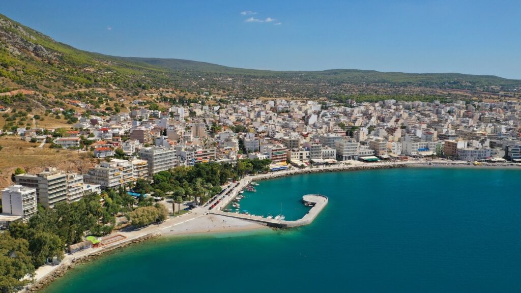 Quaint town of Loutraki