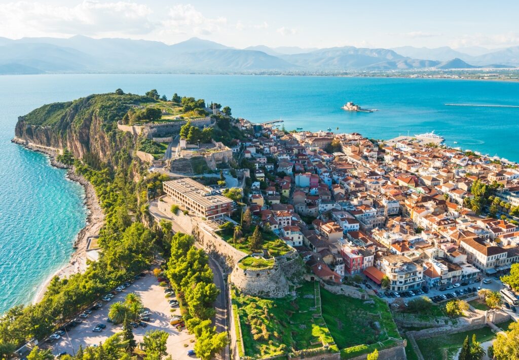 Aerial view of Nafplio