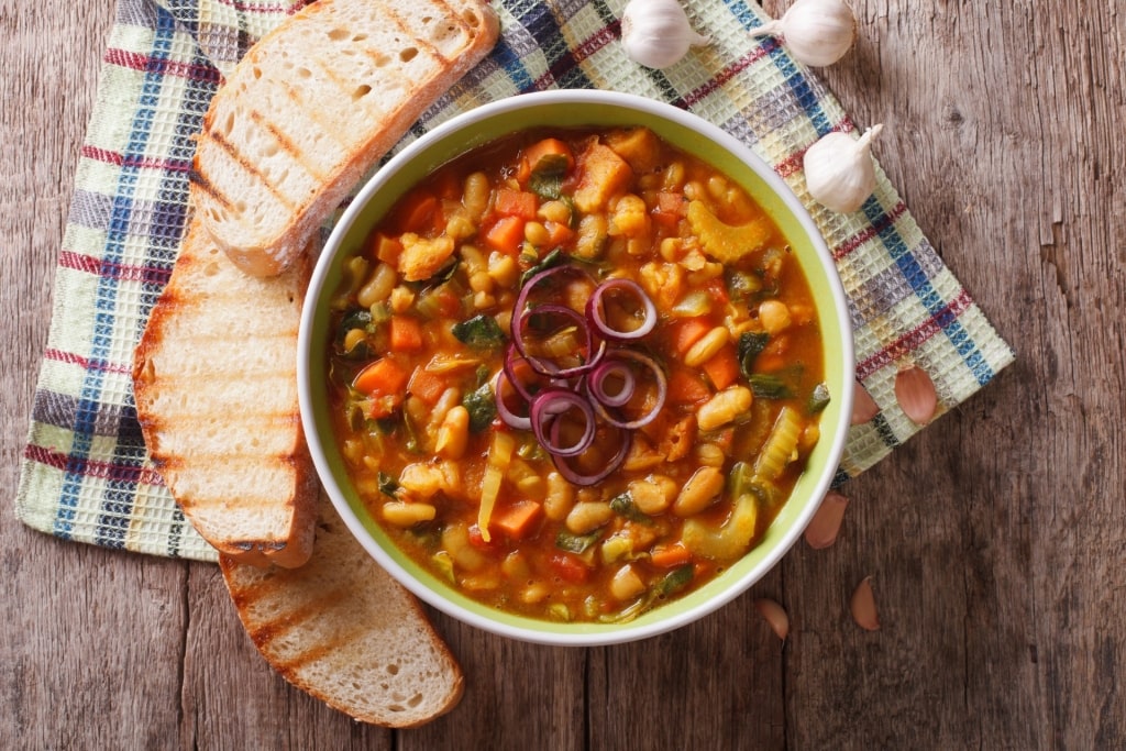 Hearty bowl of ribollita