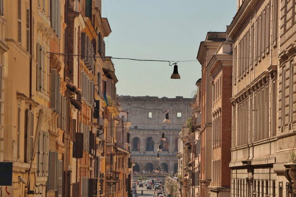 Street view of Monti, Rome