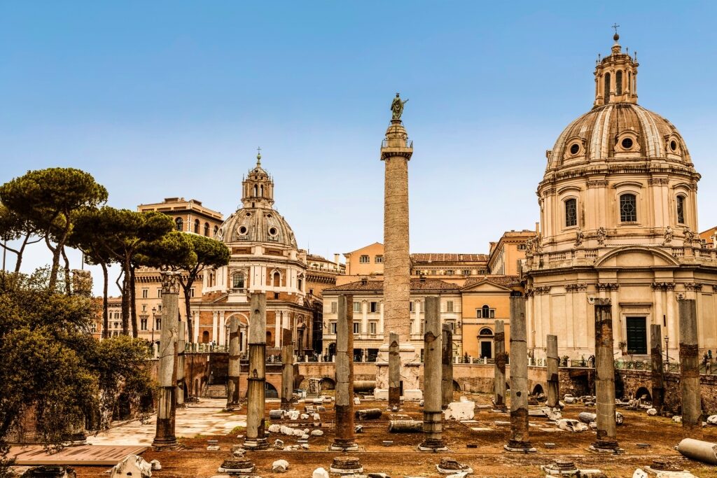 Historic site of Trajan’s Column