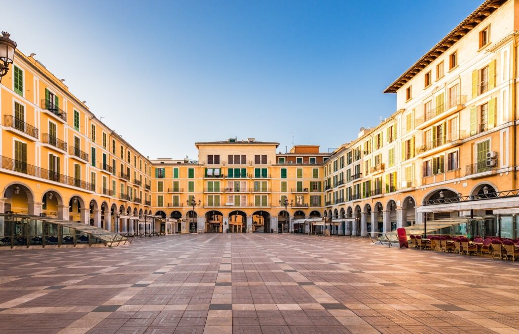 Street view of Plaza Mayor