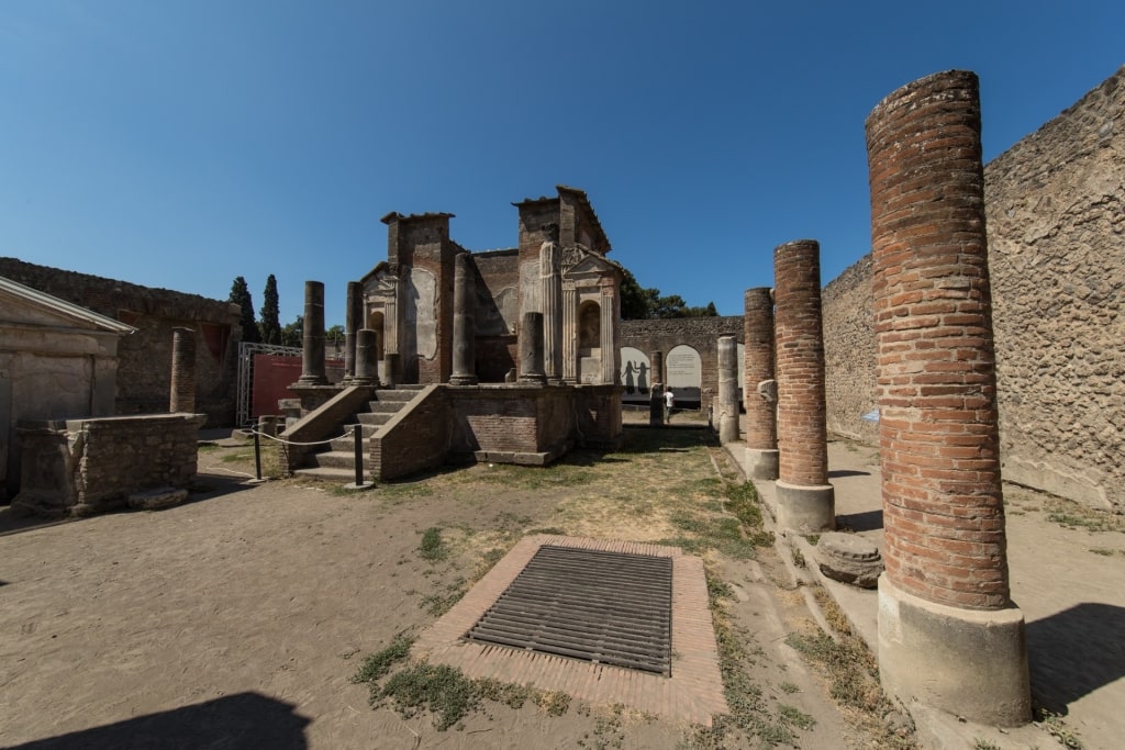 Historic site of the Temple of Isis