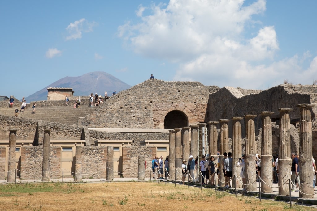 Historic site of Pompeii