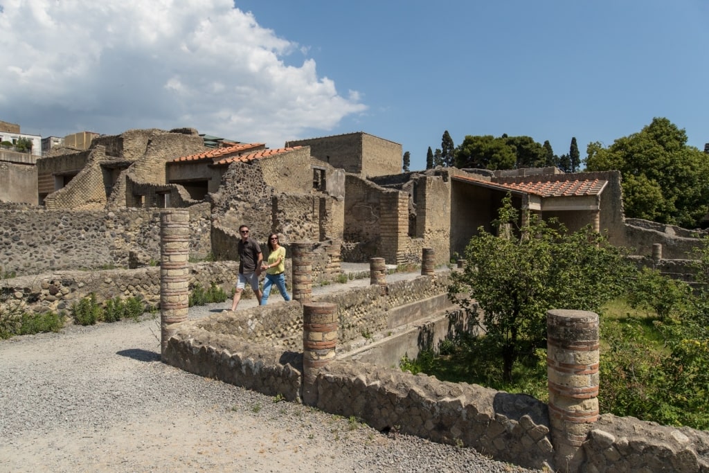 Street view of Herculaneum