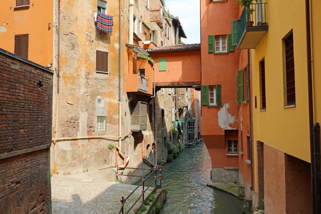 Explore canals, one of the best things to do in Bologna