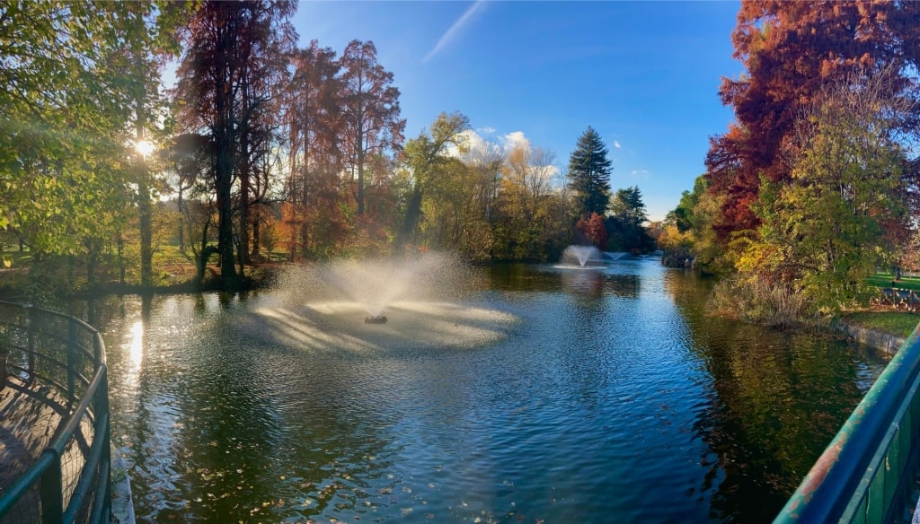 Lush landscape of Giardini Margherita