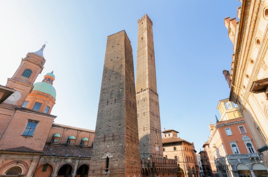 Two Towers, one of the best things to do in Bologna