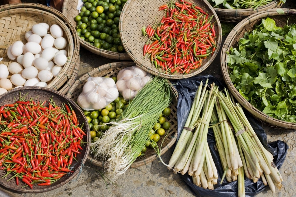 Fresh produce at the Hoi An Central Market