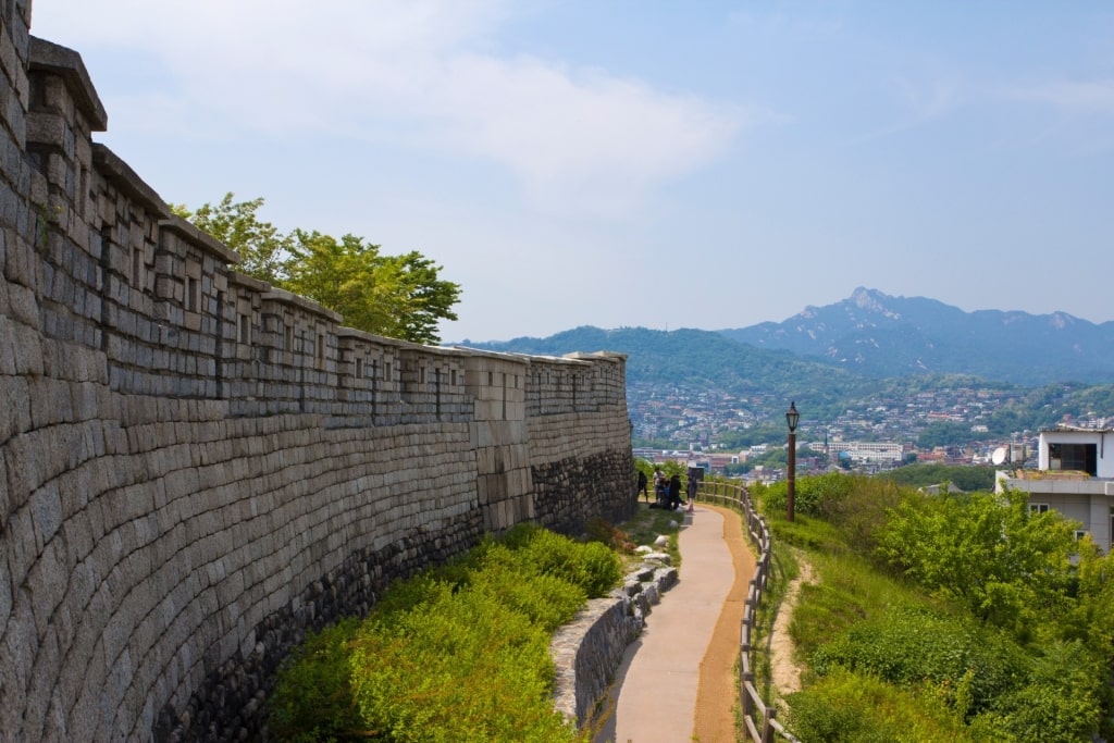 Seoul City Wall, one of the best things to do in Seoul