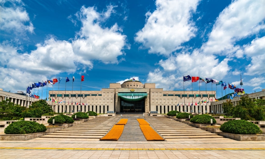 Exterior of the War Memorial of Korea