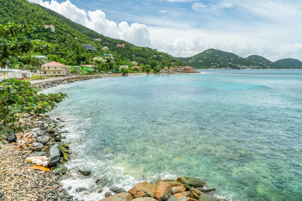 Scenic landscape of Tortola, British Virgin Islands