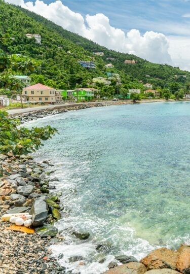 Scenic landscape of Tortola, British Virgin Islands