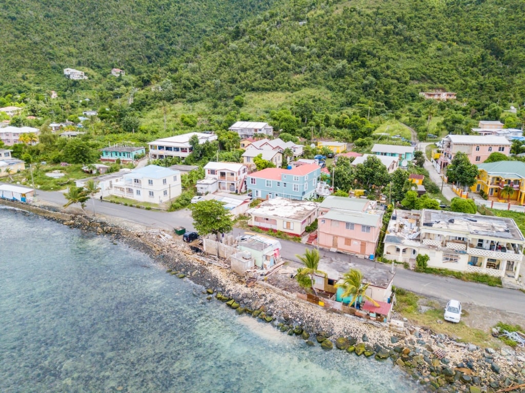 Waterfront of Tortola, British Virgin Islands