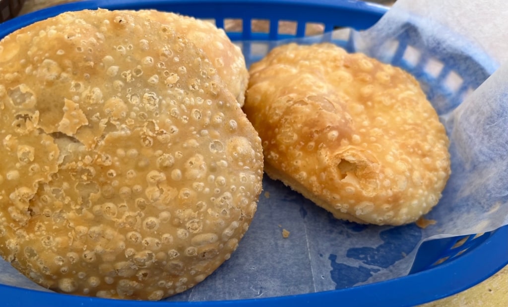 Plate of arepas