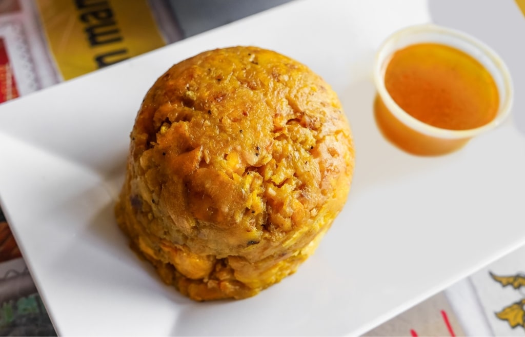 Plate of mofongo