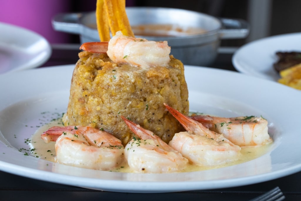 Traditional Puerto Rican food - mofongo