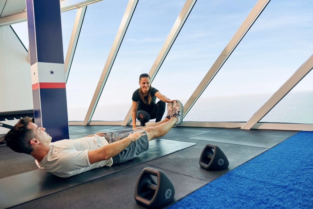 Training at the Fitness Center