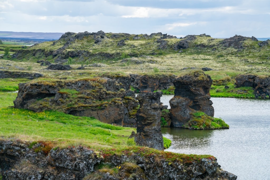 What is Iceland known for - lava fields