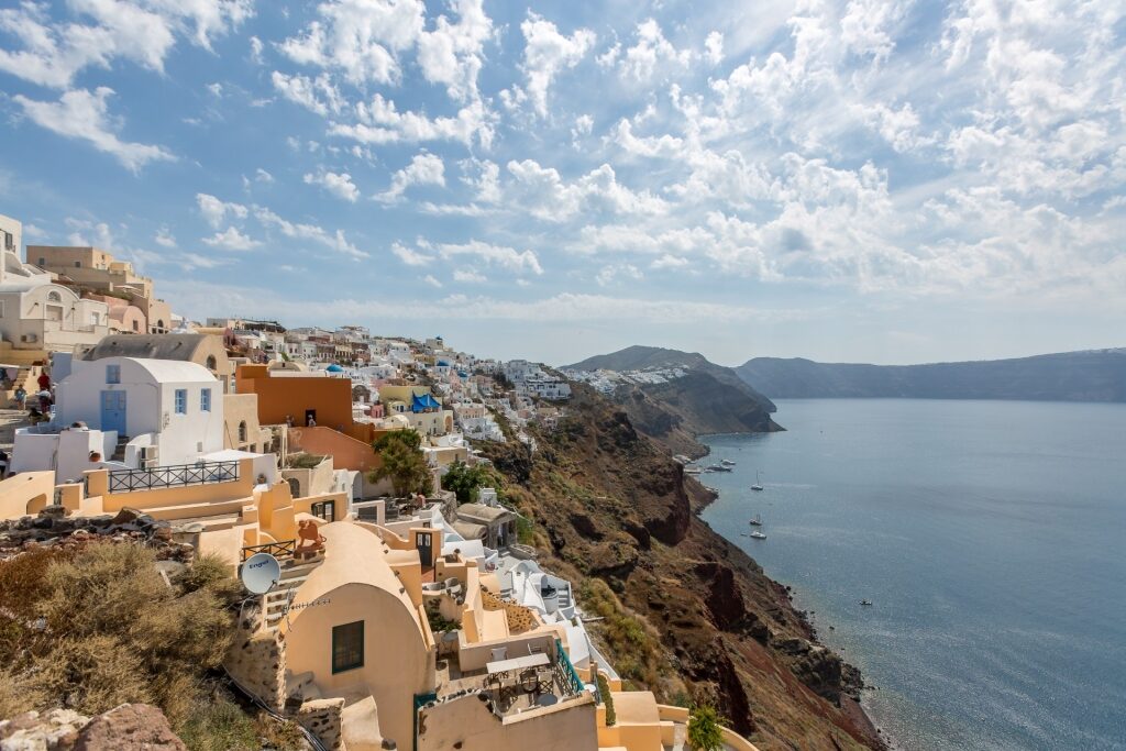 40th birthday trip ideas - Oia, Greece