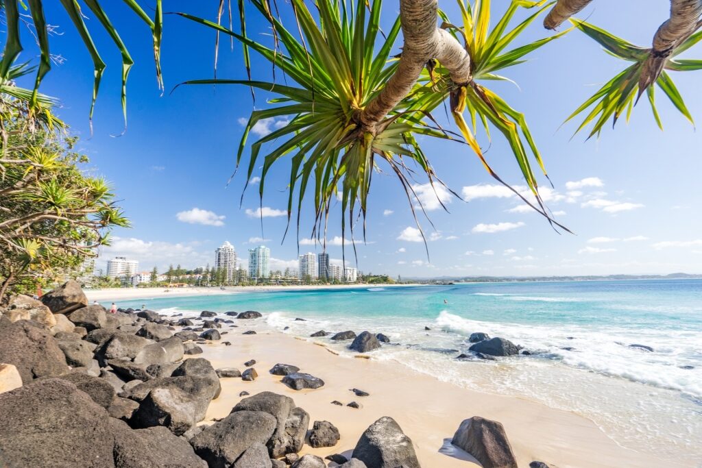 Fine sands of Coolangatta Beach, Gold Coast