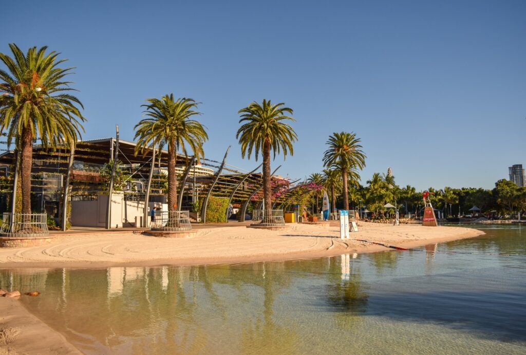 Streets Beach, one of the best beaches in Brisbane