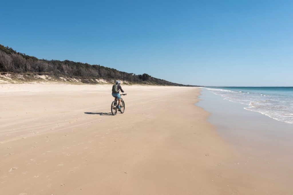 Beautiful landscape of Woorim Beach, Bribie Island