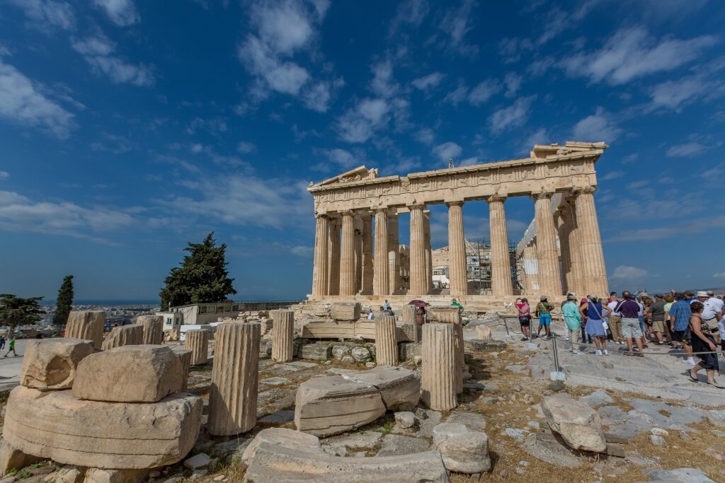 Historic Acropolis in Athens, Greece