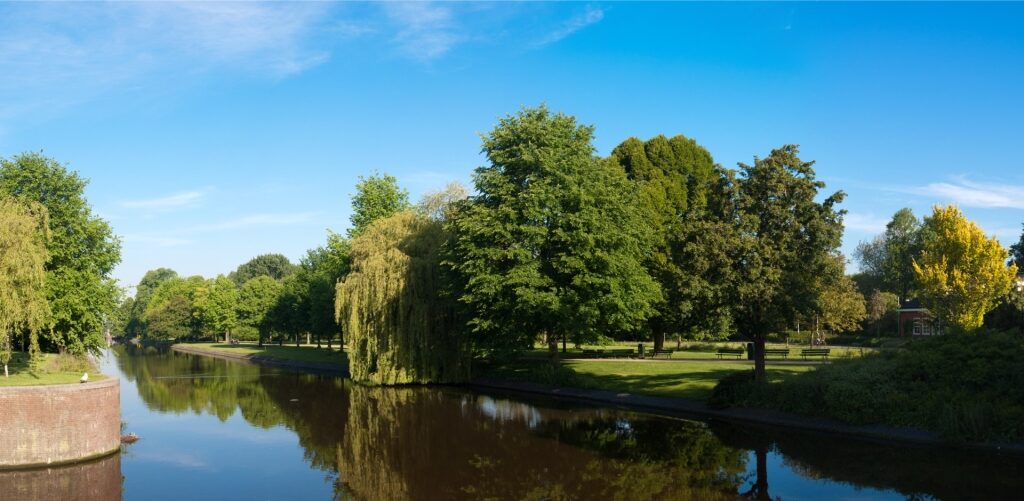 Lush landscape of Westerpark