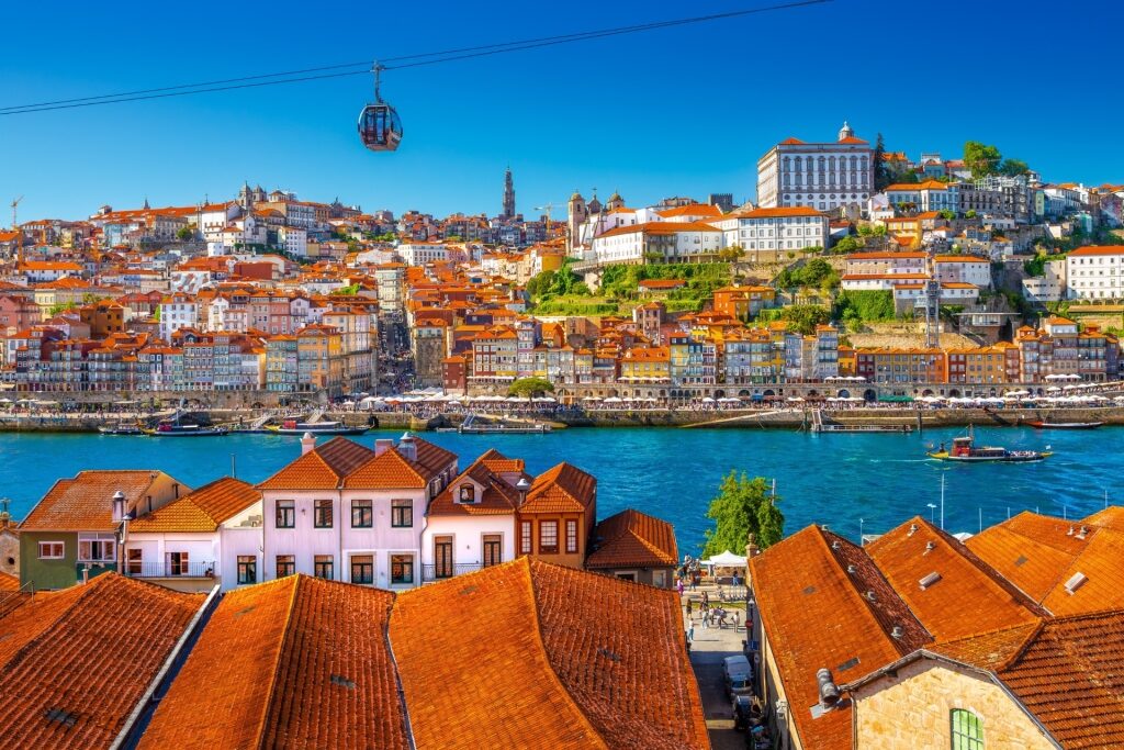 Pretty cityscape of Porto