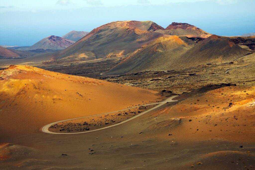 Volcanic landscape of Timanfaya National Park, Lanzarote