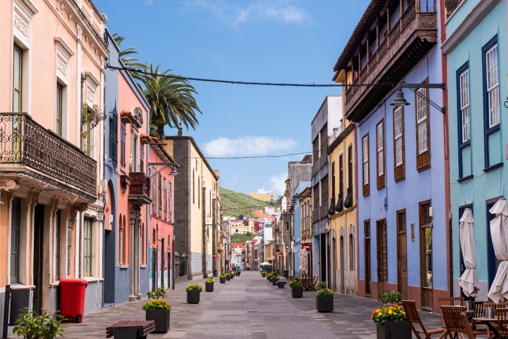 Colorful street of San Cristobal de La Laguna, Tenerife