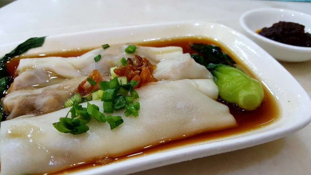 Plate of cheung fun