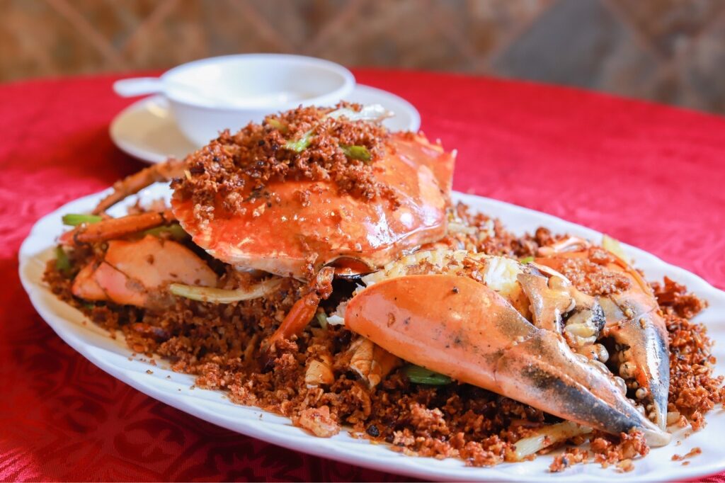 Hong kong food - Typhoon shelter crab