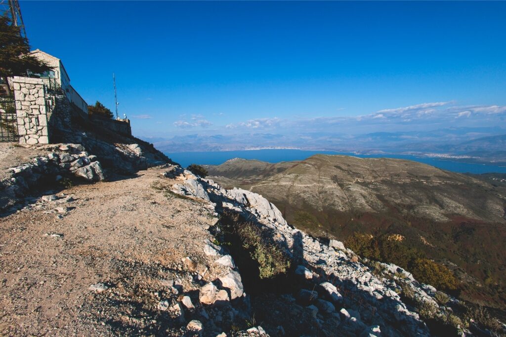 Scenic view from Mount Pantokrator