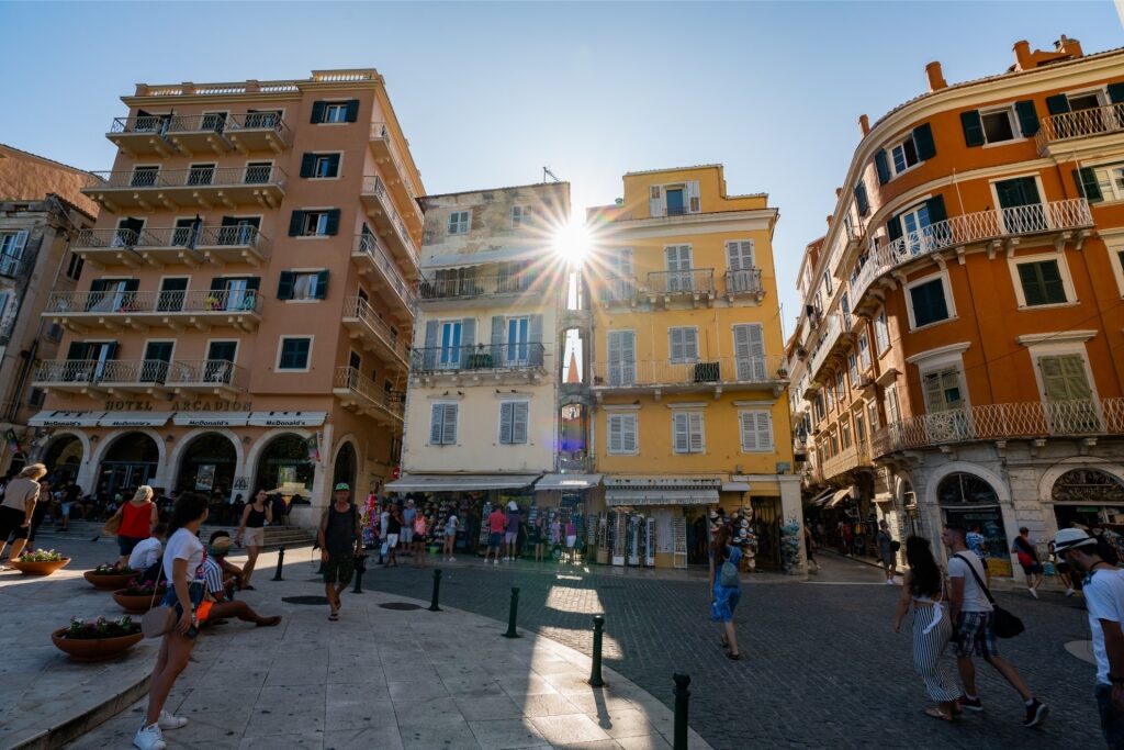 Corfu Town, one of the best things to do in Corfu