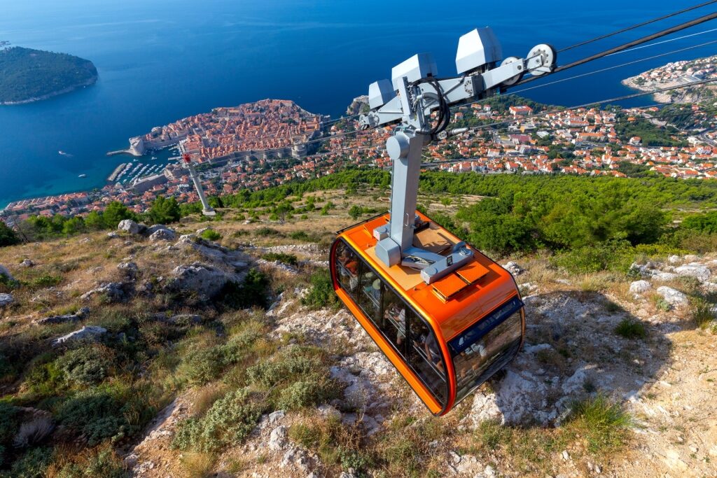 View from Dubrovnik Cable Car