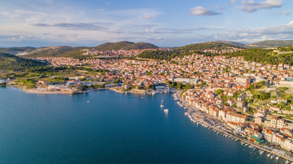 Beautiful waterfront of Šibenik