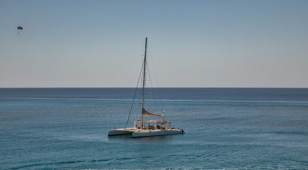 Catamaran ride in Cyprus